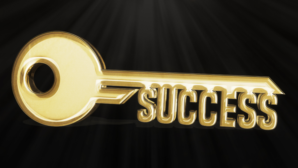 A post talking about the hey to sucess