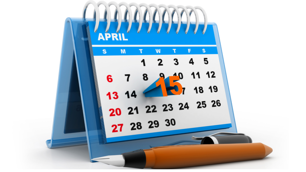 A calendar post